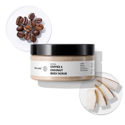 Coffee & Coconut Body Scrub for Energized & Moisturised Skin (100 gm)