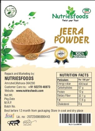 Jeera Powder 100 G