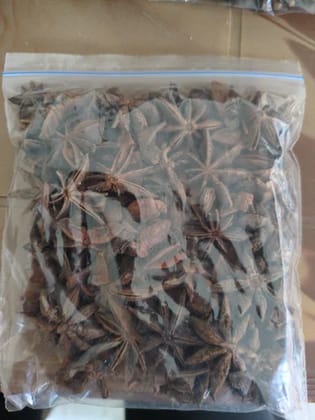 Anugrahya Global Ventures Organic Star Anise (50g) | Whole Badiyan Phool | Aromatic Chakra Phool for Biryani, Pulao & Masala Chai