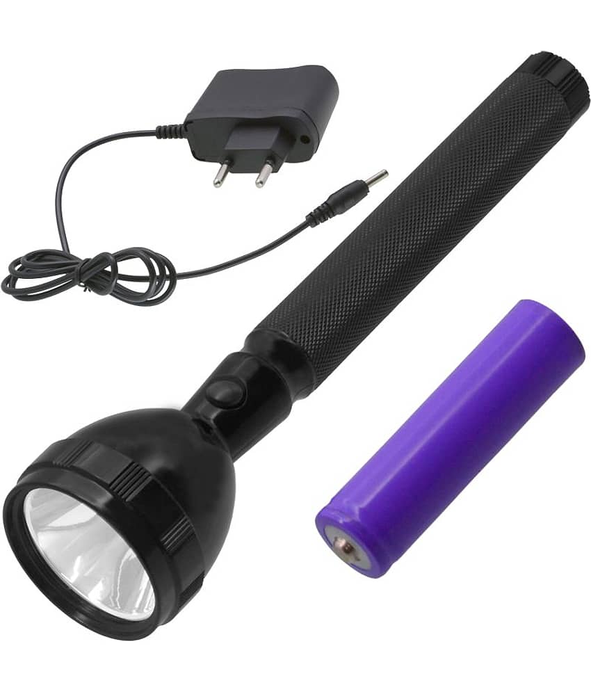 Jm - 5W Rechargeable Flashlight Torch (Pack of 1)