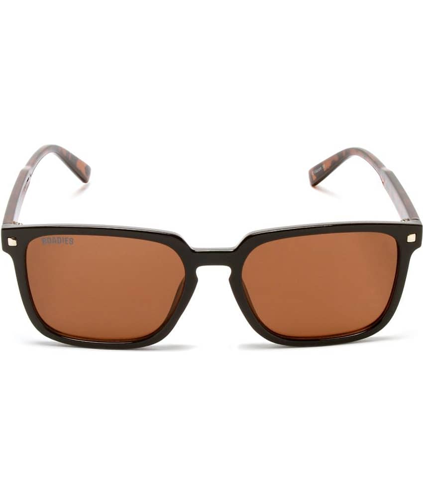 Roadies - Brown Rectangular Sunglasses ( Pack of 1 )