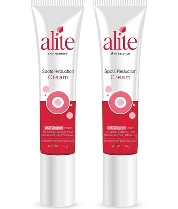 Alite Spots Reduction Cream Pro-Biotic Spot Care Formula Enhances Elasticity 15g (Pack of 2)