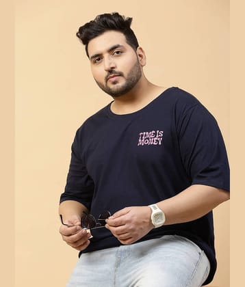 Rigo Pack of 1 Cotton Oversized Fit Men's T-Shirt ( Black )