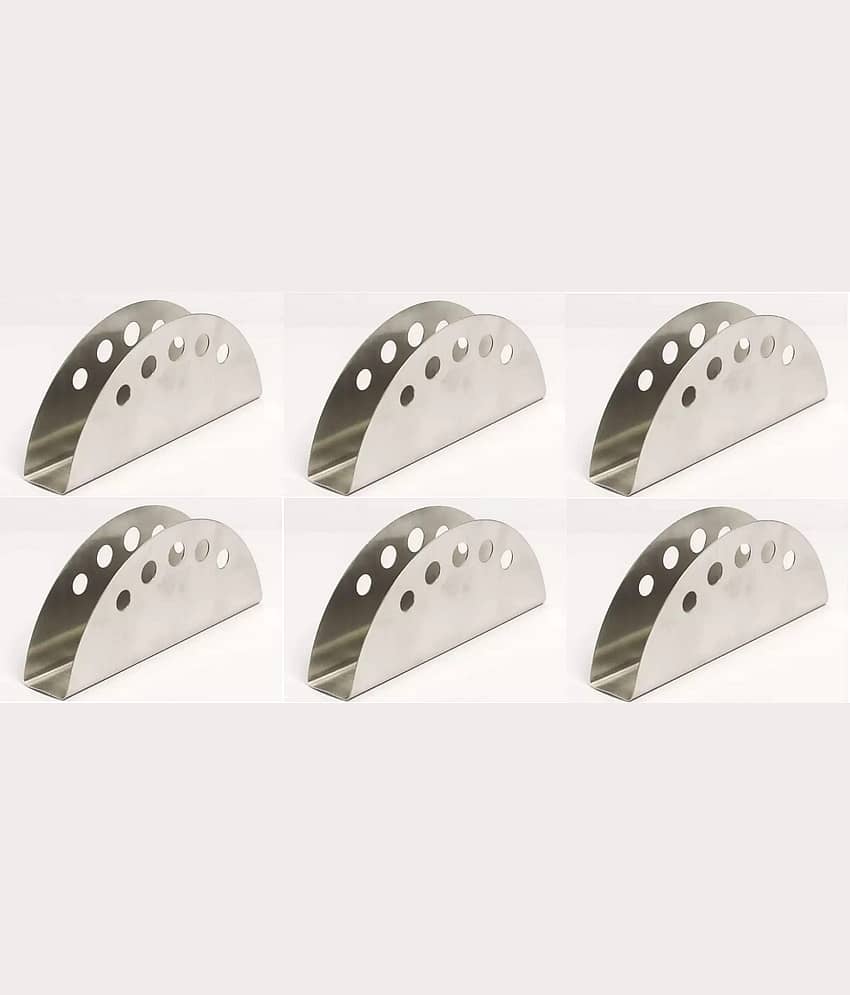 Dynore Stainless Steel Napkin Holder 6 Pcs