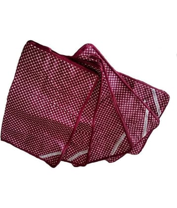 Premum Qualty Cotton Cloth Storage & Organizer ( Pack of 5 ) Multi Saree Cover