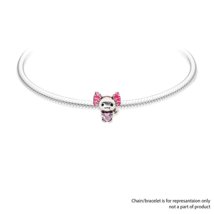 Axolotl Amphibian | 925 Silver charms for Bracelets / Chain-Free / Silver / Modern