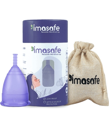 Imasafe - Silicone Reusable Menstrual Cup Medium ( Pack of 1 )