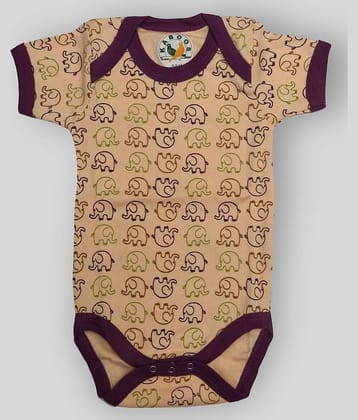 KABOOS Pack of 1 Baby Boys Cotton Bodysuit ( Multicolor )