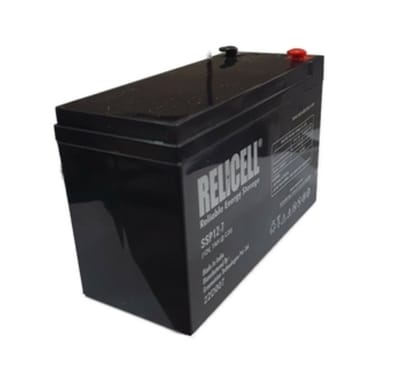 RELICELL 12 Volt 7 AH (C20) Stationary Valve Regulated Lead Acid Battery (Warranty -12 Months) RELICELL 12 Volt 7 AH (C20) Stationary Valve Regulated Lead Acid Battery (Warranty -12 Months)
