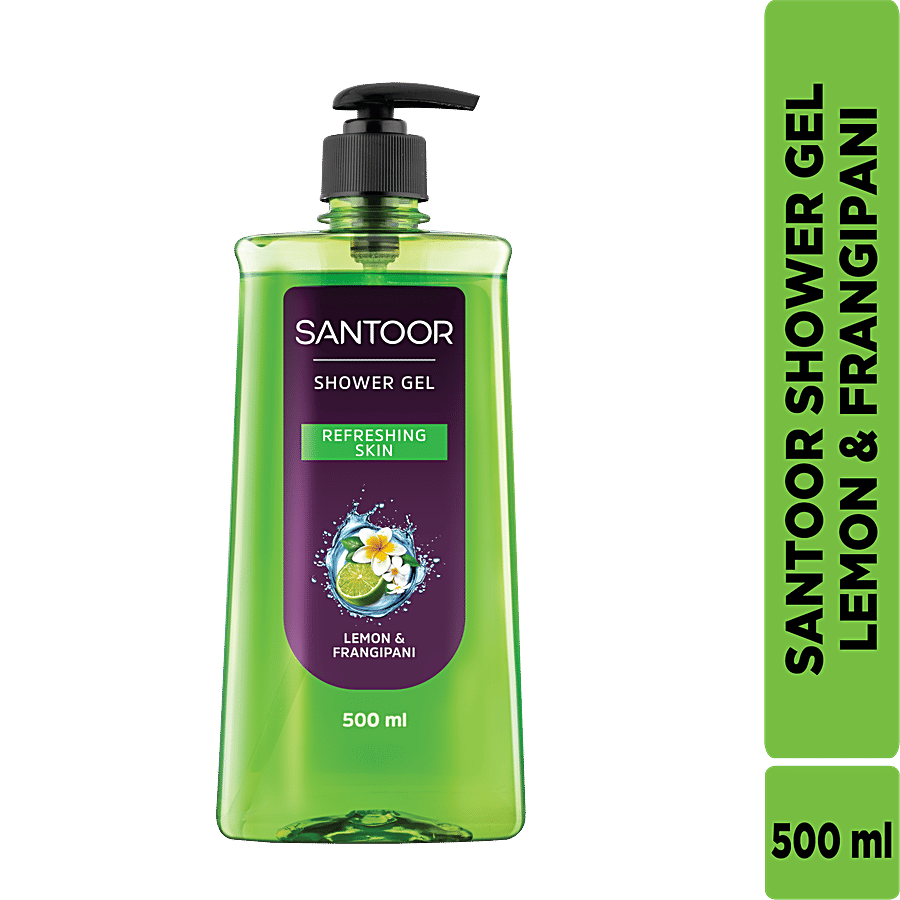 Santoor Refreshing Skin Shower Gel 500ml