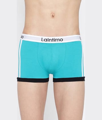 La Intimo Pack of 1 Cotton Trunks For Men's ( Yellow )