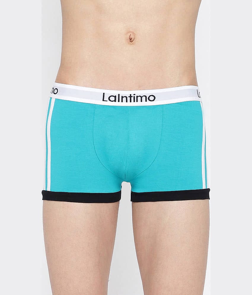 La Intimo Pack of 1 Cotton Trunks For Men's ( Yellow )
