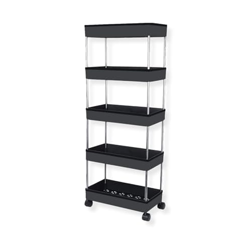 AEXONIZ TOYS Plastic Kitchen Storage Trolley Rack