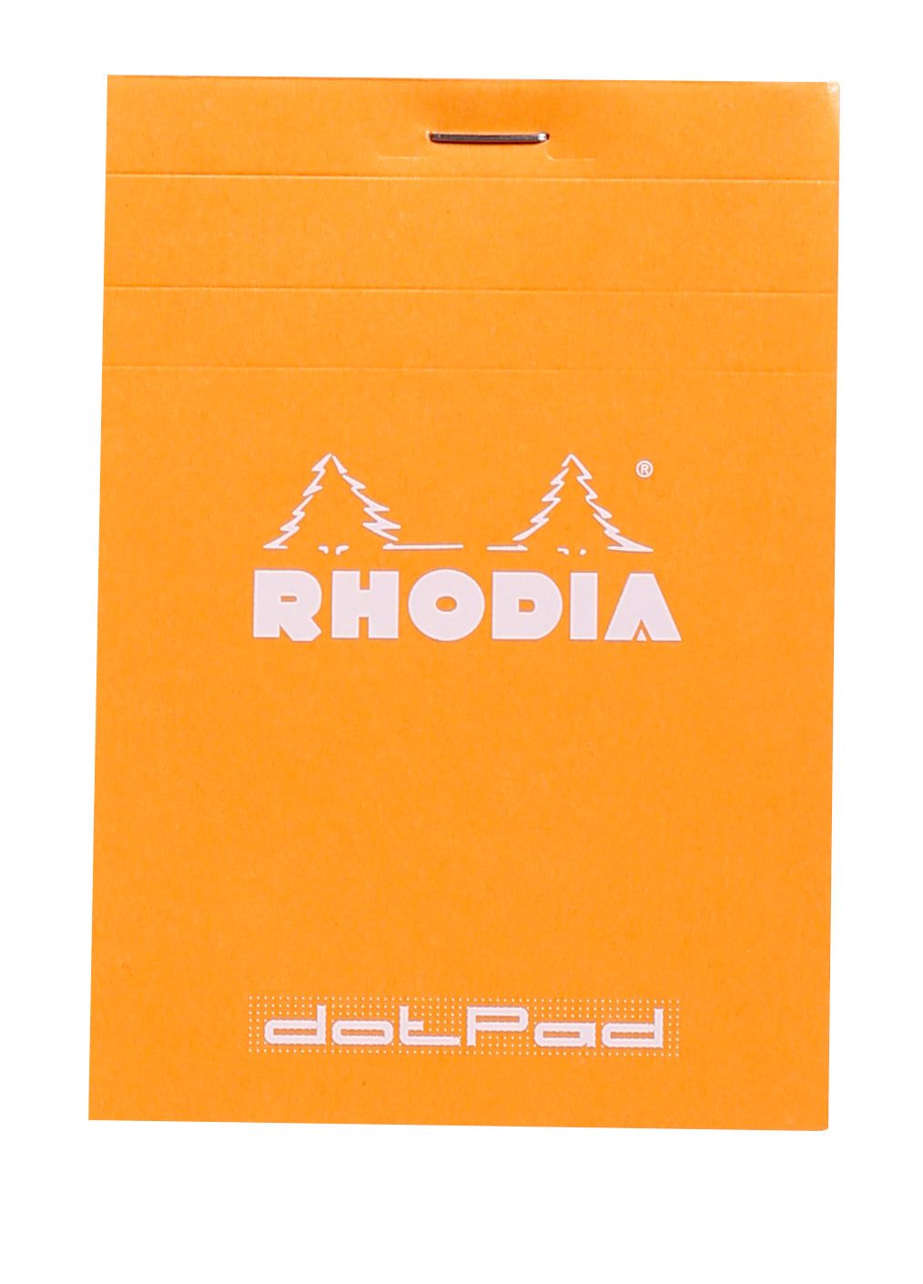 Rhodia Basics Stapled Dot Pad - A5-Orange / A5