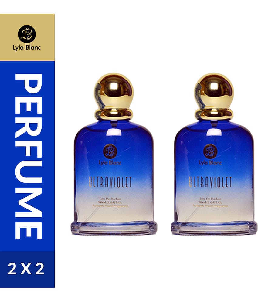 Lyla Blanc - New Ultraviolet EDP For Women 90 ML Pack of 2 Eau De Parfum (EDP) For Women 180 ( Pack of 2 )
