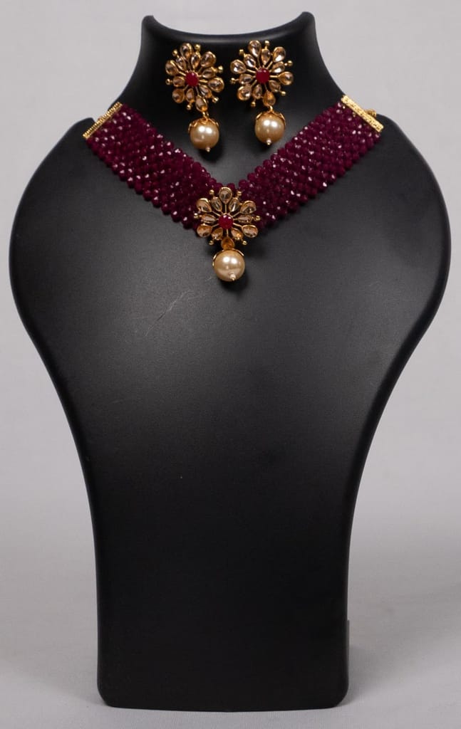 SONCHIRAIYA AP MEPMA RED STEPS CHAIN WITH PENDENT