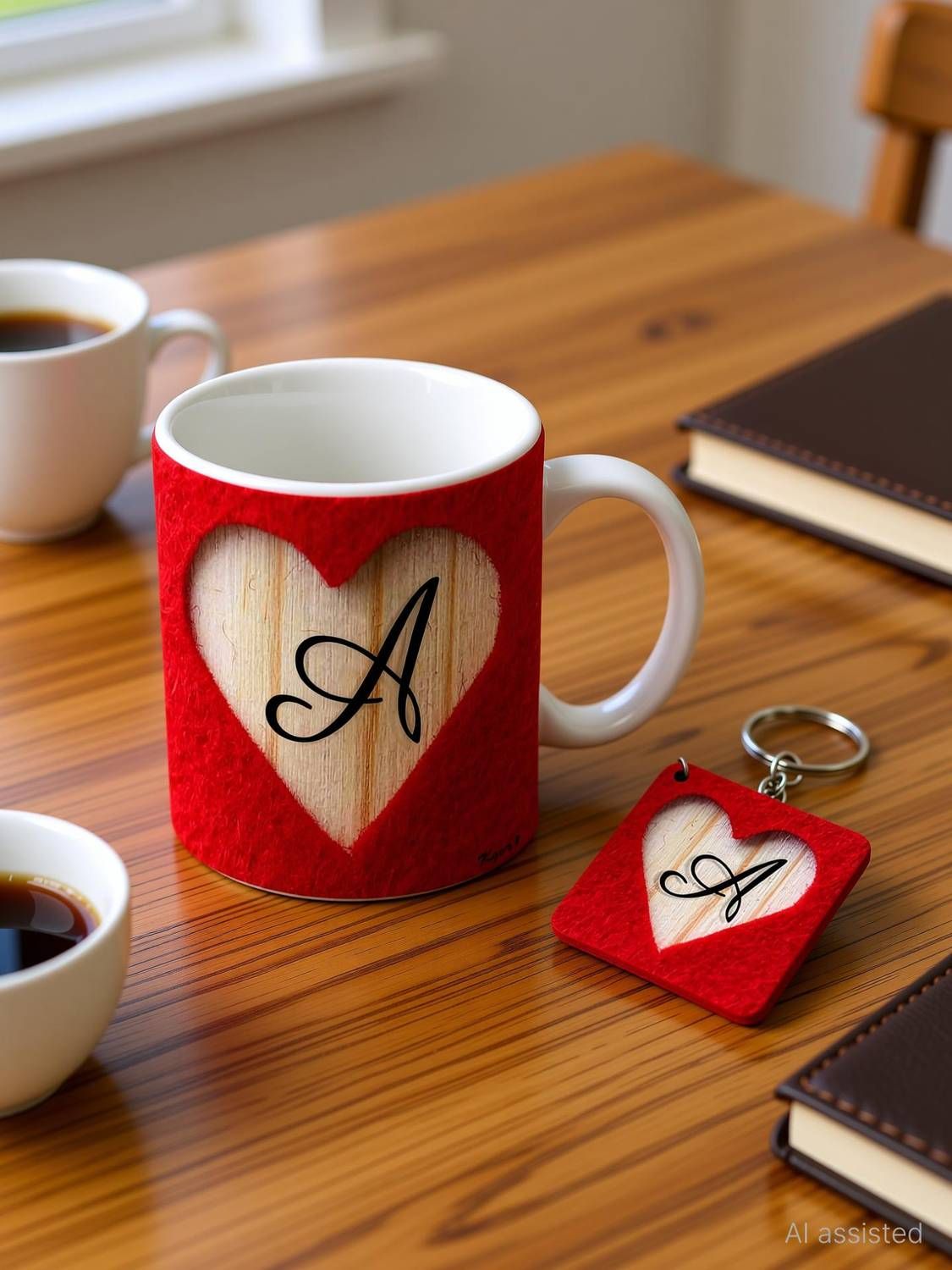 Mug, Keychain Gift Set