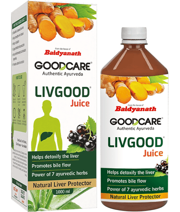 Goodcare LivGood Liver Care Juice, Antioxidant-Rich Detox, With 7 Ayurvedic Herbs, Supports Liver Health, Digestion, Metabolism 1000ml