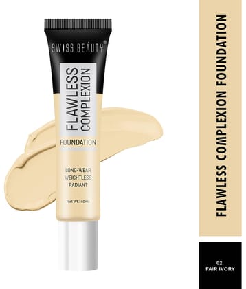 Swiss Beauty Flawless Complexion Foundation Cream Foundation Tan 40 g