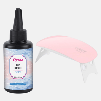 Oytra UV Resin Soft and UV Lamp 100 grams
