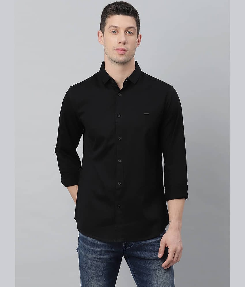 Dennis Lingo - Green 100% Cotton Slim Fit Men's Casual Shirt ( Pack of 1 )