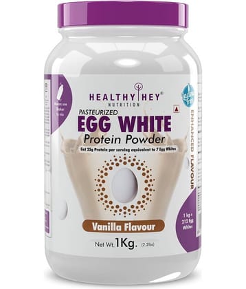 HEALTHYHEY NUTRITION 100% Egg White Protein Vanilla 1 kg