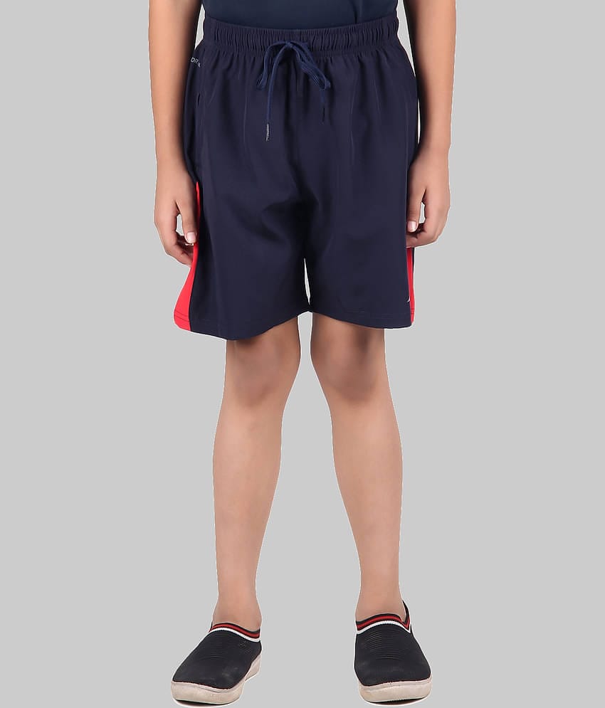Vector X Pack of 1 Polyester Shorts For Boys ( Navy )