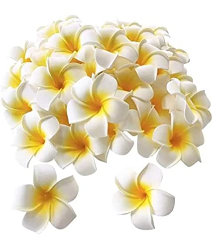 Artificial gBig Foam Hawaaii Fake Foam Water Floating Flowers for Pooja Thali, Festival and Events, Home, Table,