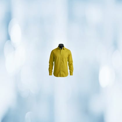 Men's Mustard Yellow Formal Shirt | Classic Fit | Professional Wear