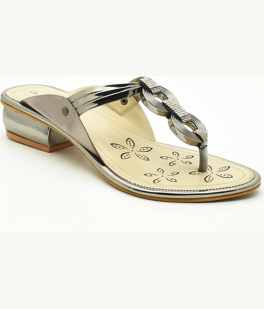 IndiForce Silver Women's Flats