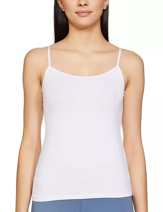 PHPL Cotton Casual Regular Fit Solid Camisole for Girls Pack of Three Extra Small White