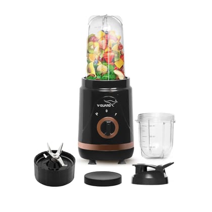 V-Guard Citius Nutri Blender (New Launch) | Bullet Mixer Grinder Juicer | 2 Leakproof Jars & Lids | 2 Years Product & Motor Coverage by V-Guard | 400 W Copper Motor | Up to 22,000 RPM V-Guard Citius Nutri Blender (New Launch) | Bullet Mixer Grinder Juice