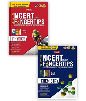 MTG Objective NCERT at your FINGERTIPS For NEET & JEE - Physics, Chemistry (Set of 2 Books) | NCERT NEET & JEE Trend Indicator | NEET & JEE Books (Based on NMC NEET & JEE Rationalised Syllabus - Latest & Revised Edition 2024-2025)