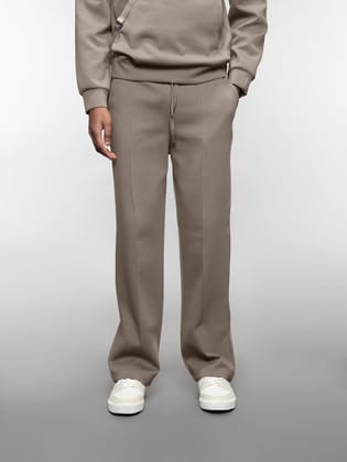 Wide-leg pants-Olive / XS