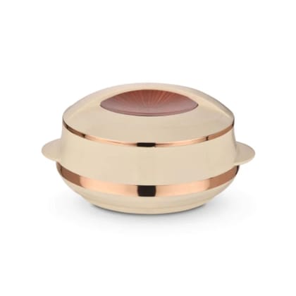 Asian Olympic Elite Pearl Insulated Casserole | Cream | 1 Pc Rose Gold