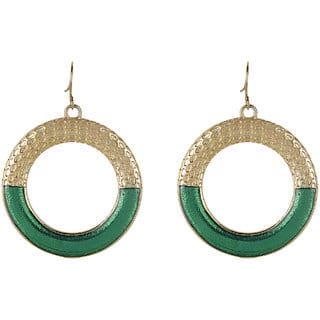 Round Ring Baali Earrings for Girls Daily Use Brass Material Earrings for Women's Fashion Jewellery for Party