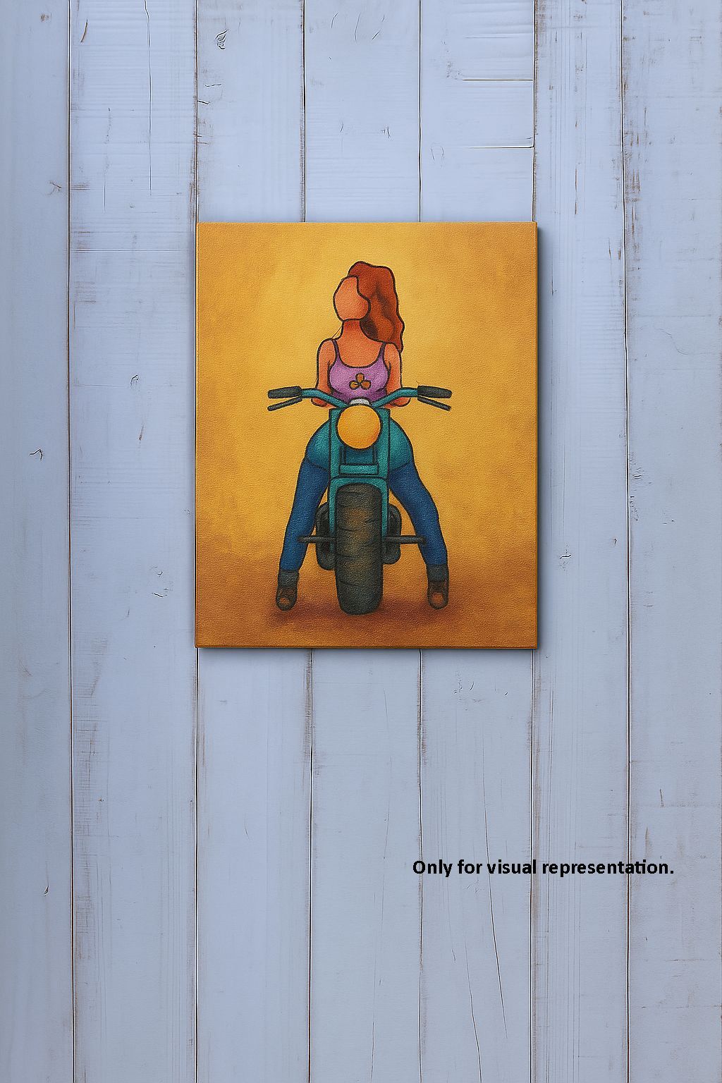 DIY Traditional Painting – Woman Riding