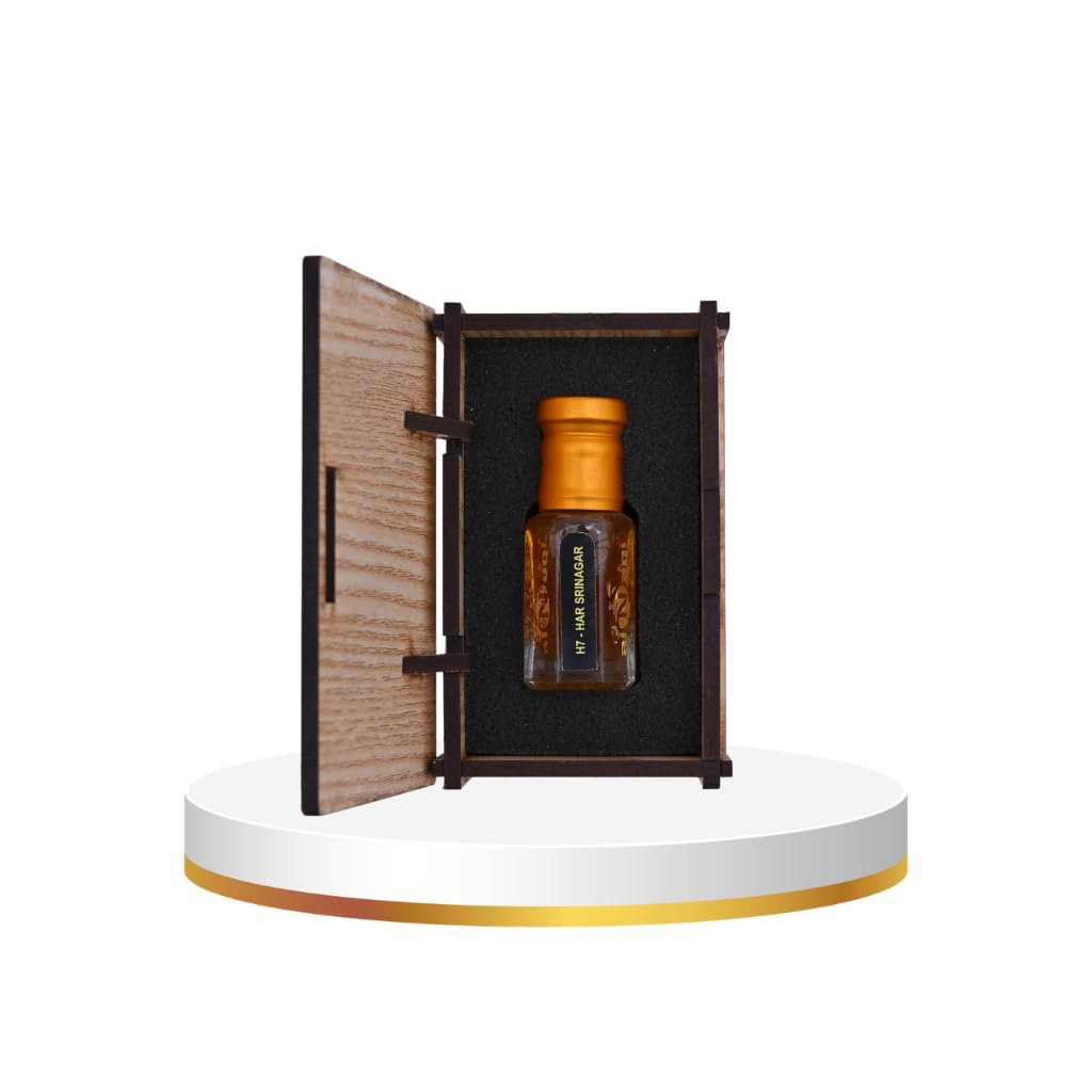 alnaqi fragrances Har Srinagar 6ml - Original Parijat Flower Oil, Alcohol Free Night-Jasmine Scent, Premium Men-Floral-Itra, Long Lasting Traditional-Parfum