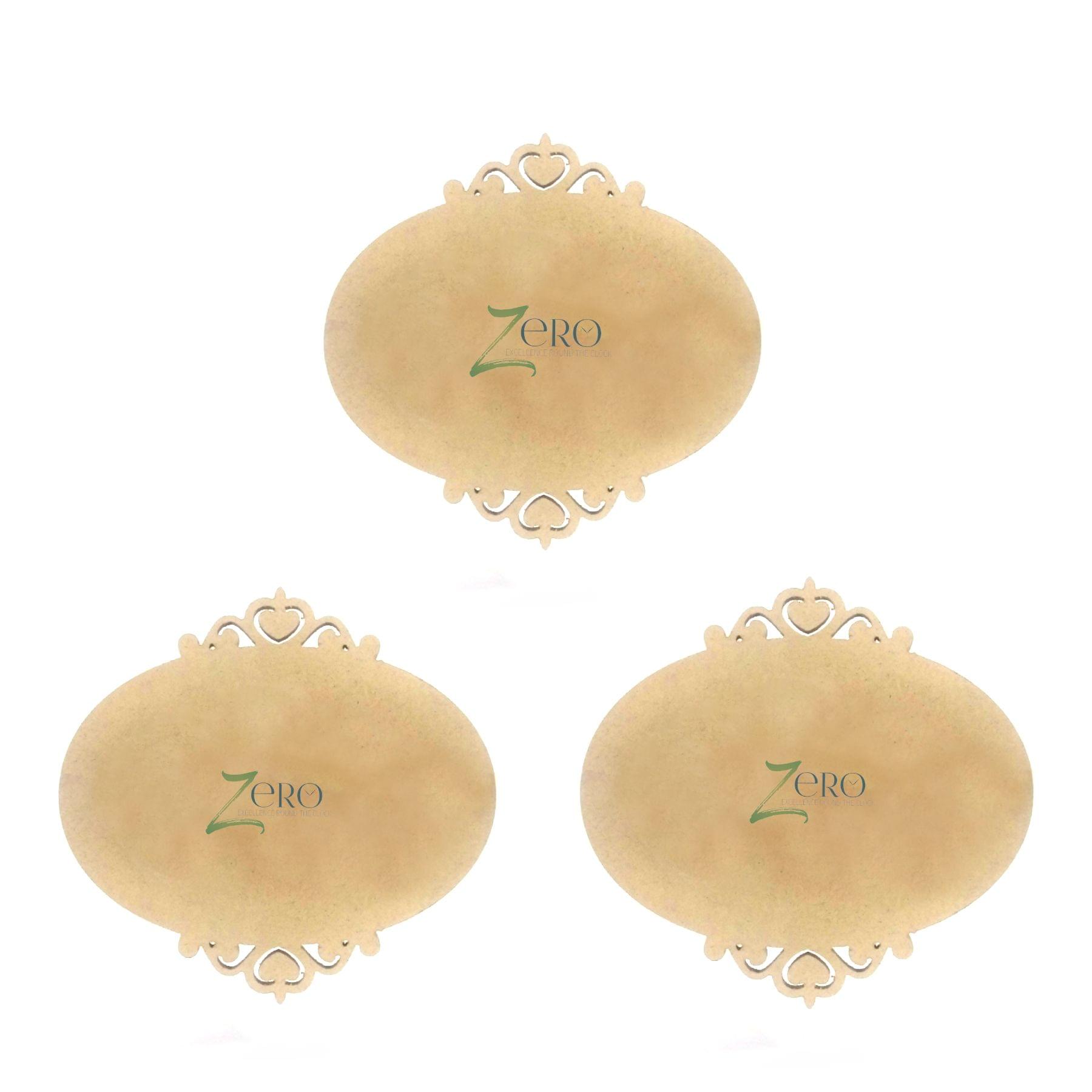 Brand Zero - Combo Of 3 Pcs Victorian Name Plate Single Piece 10" * 10"