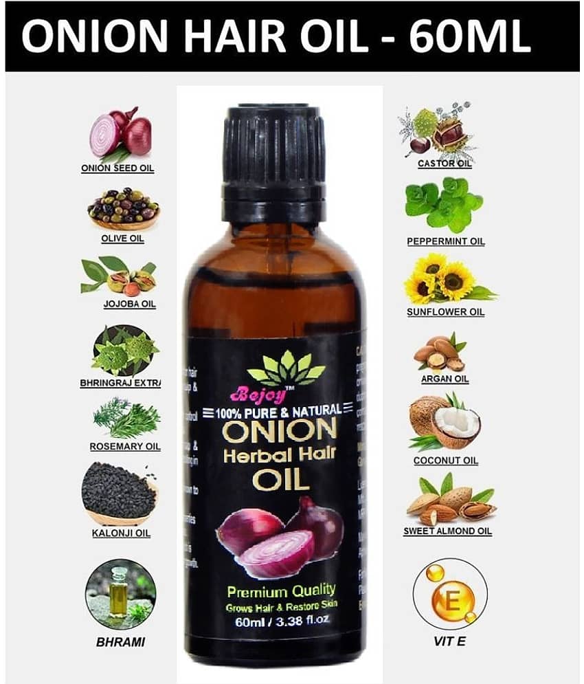 BEJOY Organic ONION Oil-  For Hair Treatment Argan Oil 60 mL