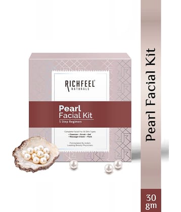 Richfeel Pearl 1 Time Use Facial Kit For All Skin Type Pearl 30 ( Pack of 1 )
