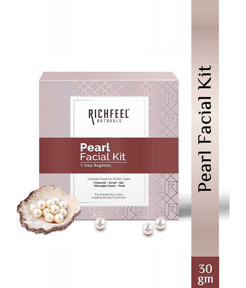 Richfeel Pearl 1 Time Use Facial Kit For All Skin Type Pearl 30 ( Pack of 1 )