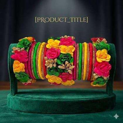 Flower bangles set
