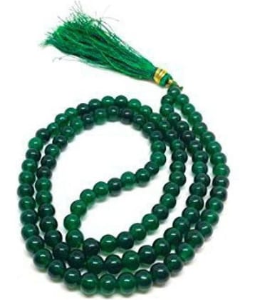 Green Jade Rosary Mala (108 Beads - 5mm)