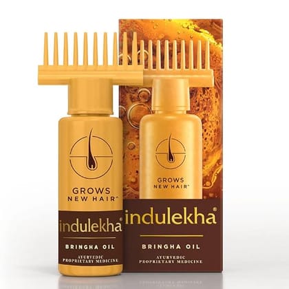 Indulekha Bringha Oil|| Reduces Hair Fall and Grows New Hair|| 100% Ayurvedic Oil|| 50ml