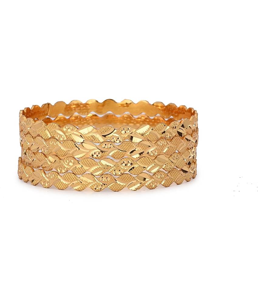 Somil Gold Bangle Set ( Pack of 4 )