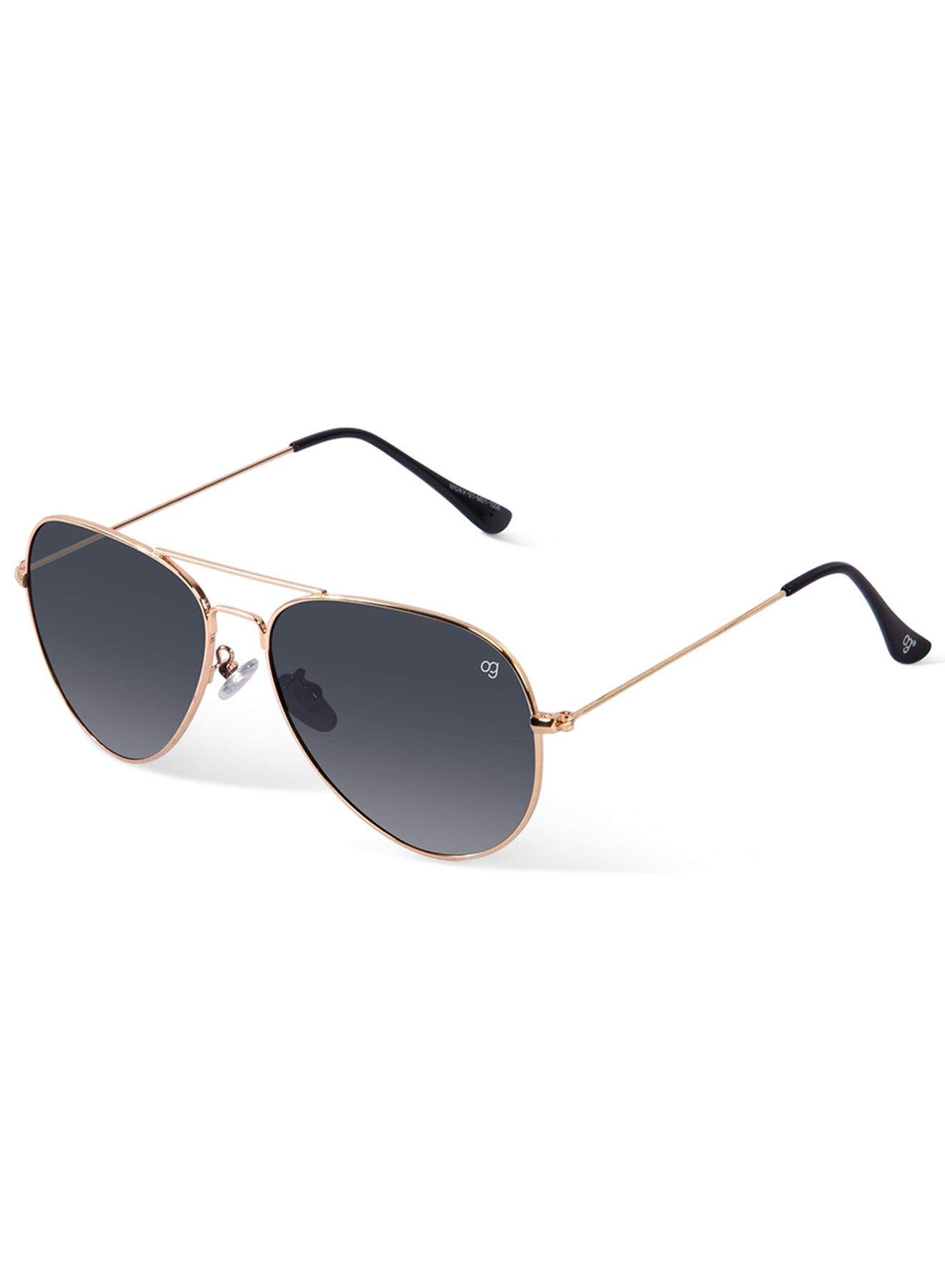 Shockpilot Golden Aviator Polarized Sunglasses
