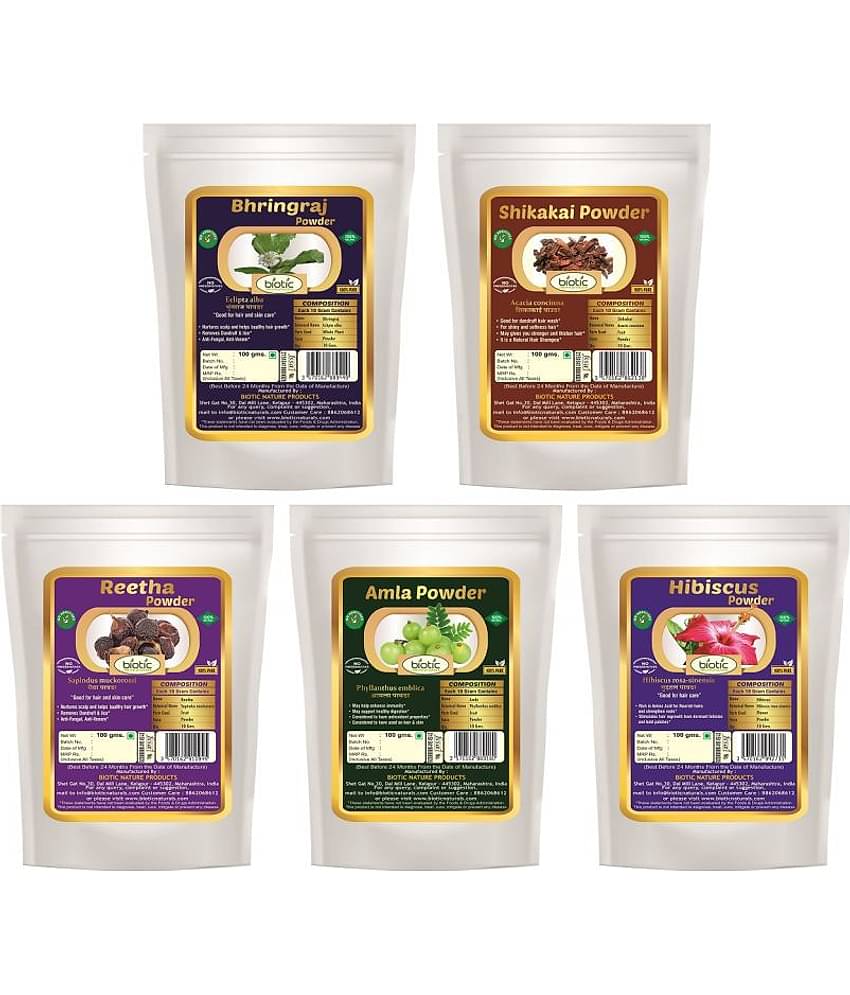 Biotic - Rejuvenating Hair Scalp Treatment For Damaged Hair (Pack of 5)