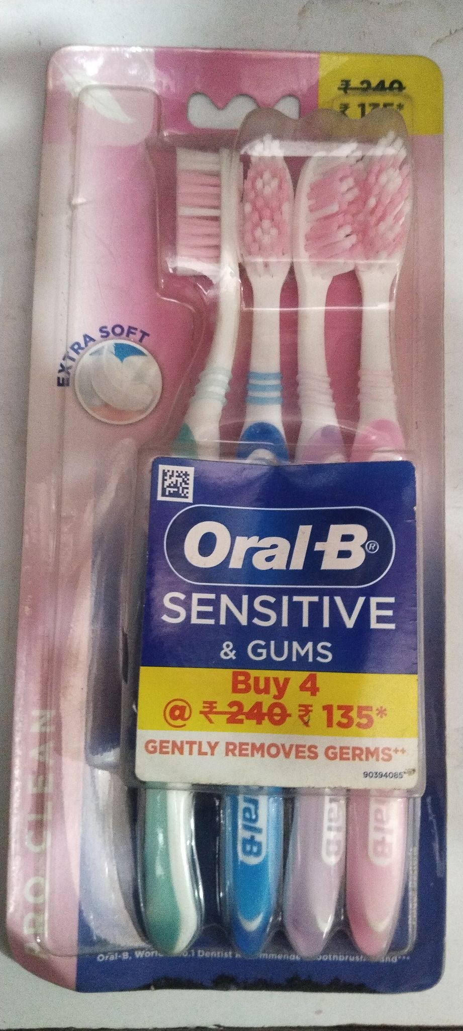 Oral-b Sensitive & gums toothbrush 