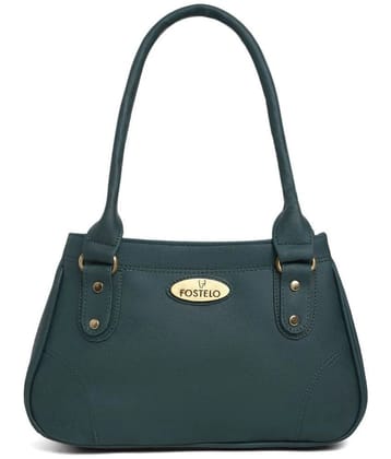 Fostelo - Green PU Shoulder Bag - Green